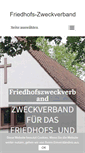 Mobile Screenshot of friedhofszweckverband.de